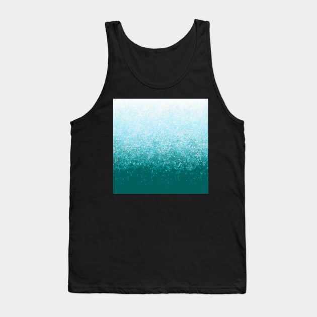 Blue metallic gradient Tank Top by CreaKat